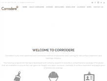 Tablet Screenshot of corrodere.com